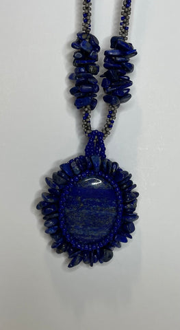 Lapis Lazuli Pendant Necklace