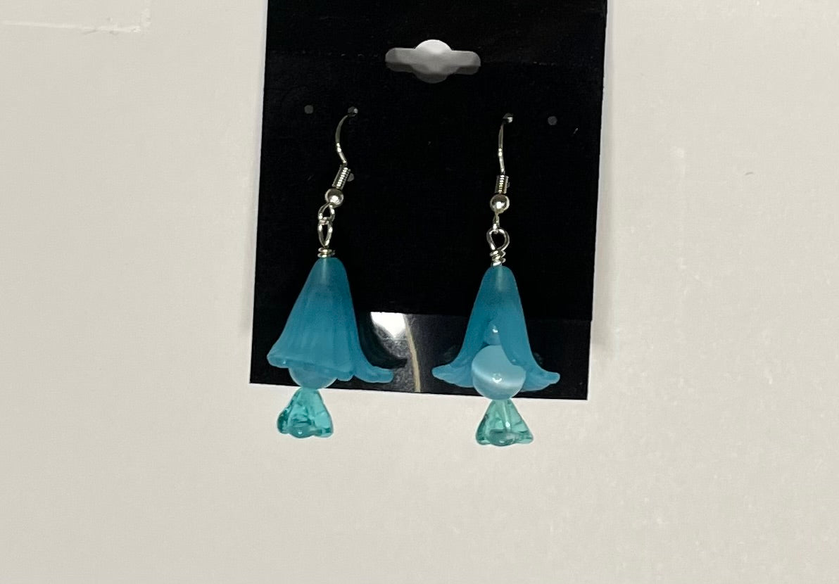 Turquoise Floral 2 Earrings