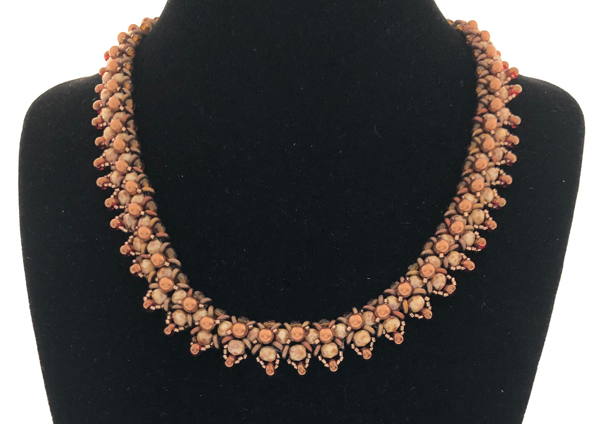 Embellished Bronze RAW Necklace