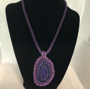 Purple Passion Pendant Necklace