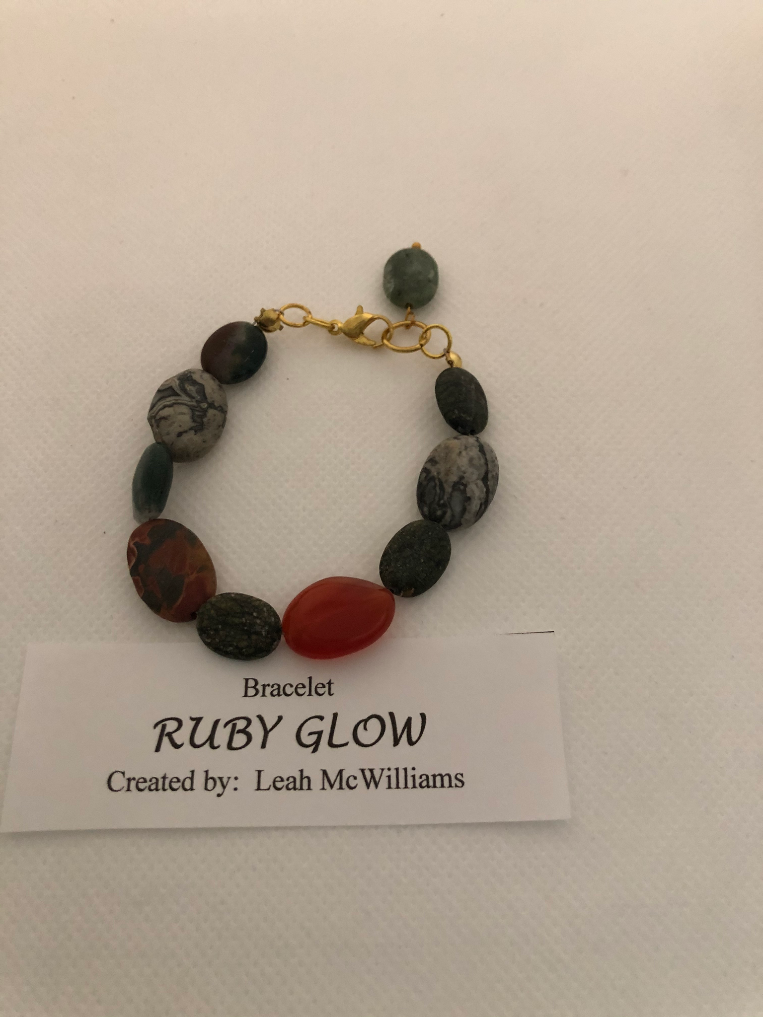 Ruby Glow Bracelet