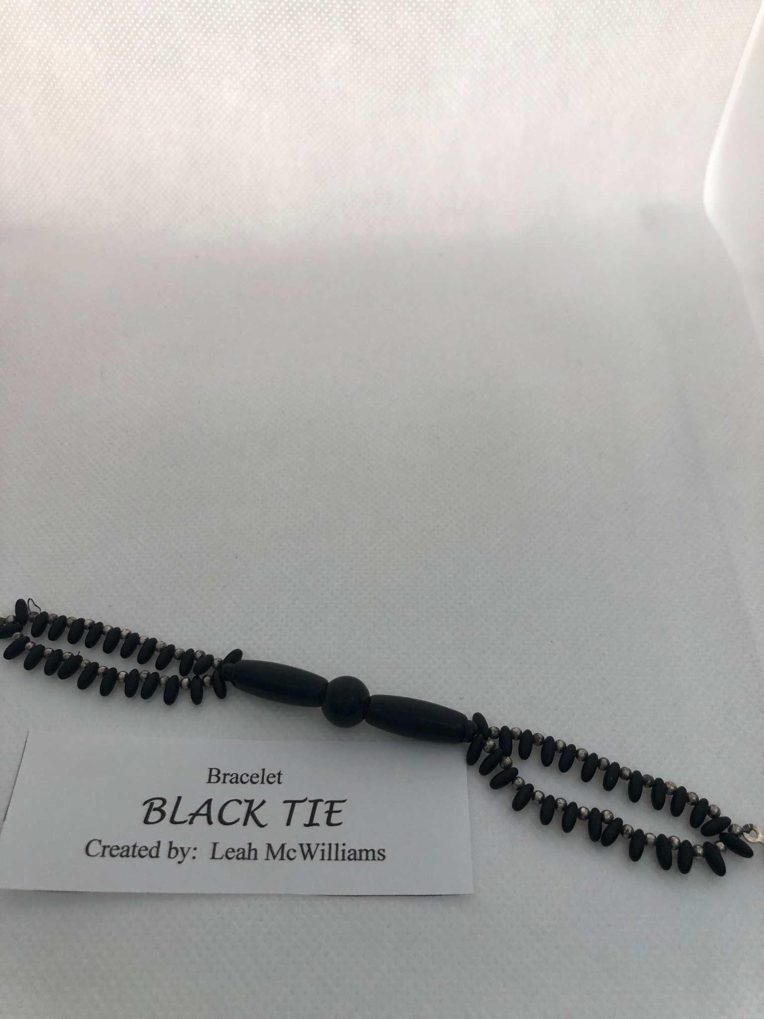 Black Tie Bracelet