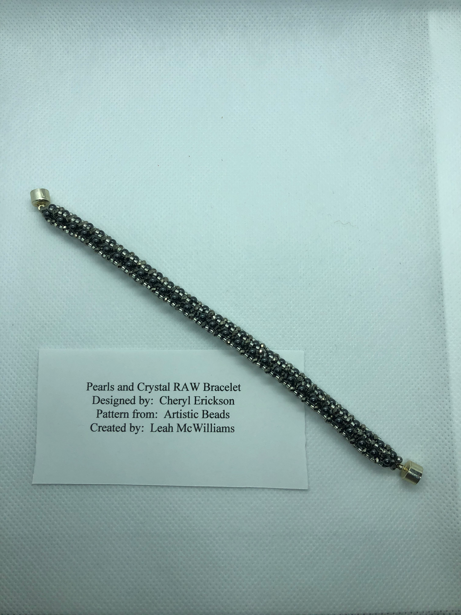 Pearls and Crystal RAW Bracelet