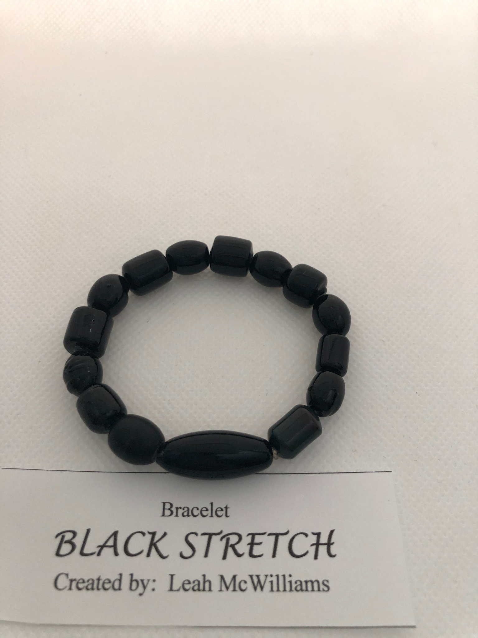Black Stretch Bracelet