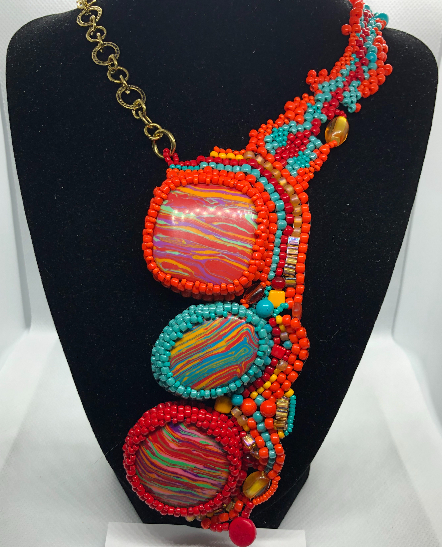 Stripes Pendant Necklace