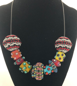 Beaded Beads and Baubles Necklace