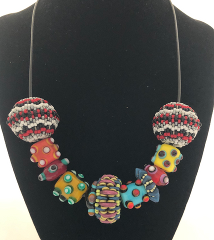 Beaded Beads and Baubles Necklace