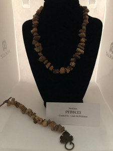 Pebbles Necklace and Bracelet Set