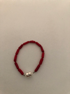 Red Oblongs Bracelet