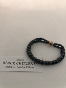 Black Crescents Bracelet