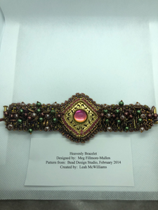 Heavenly Bead Embroidered Bracelet