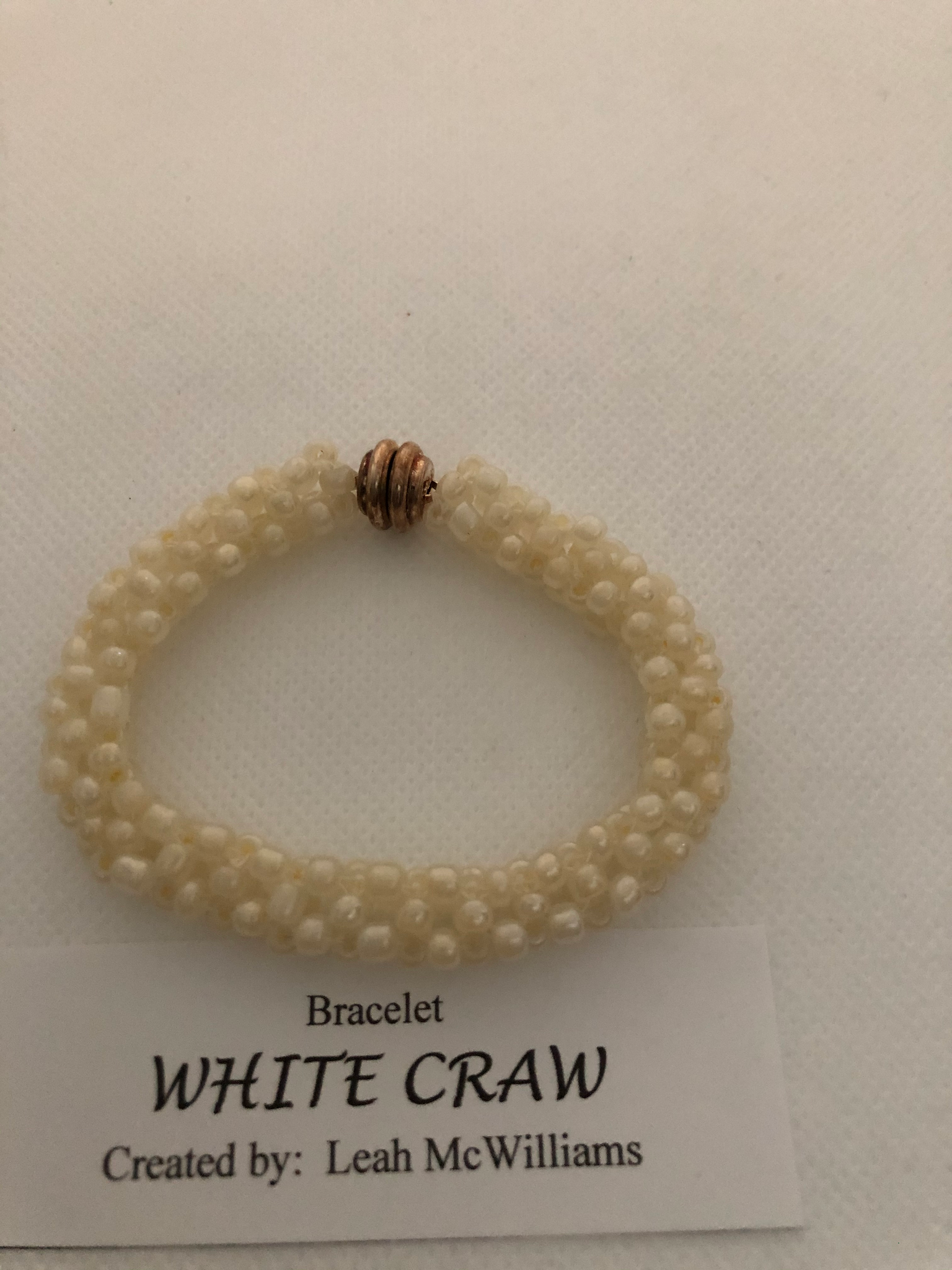 White CRAW Bracelet
