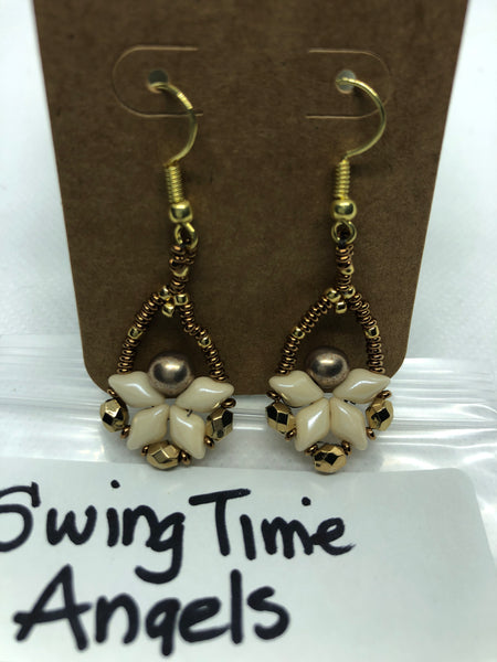 Swing Time Angels Earrings