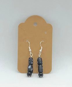 Black 9 Earrings