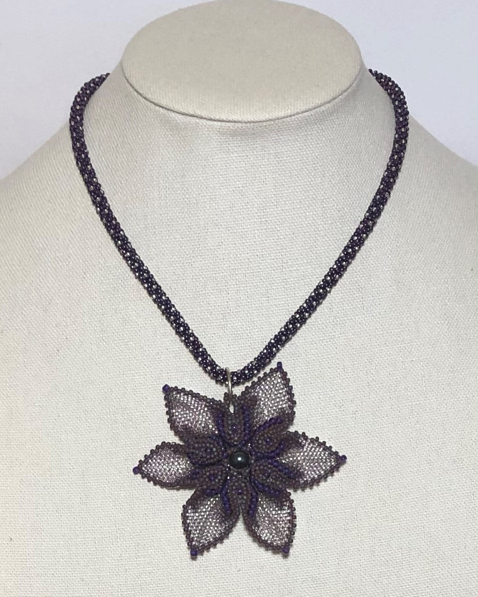 Blooming Flower Pendant Necklace
