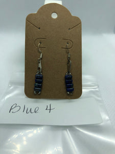 Blue 4 Earrings