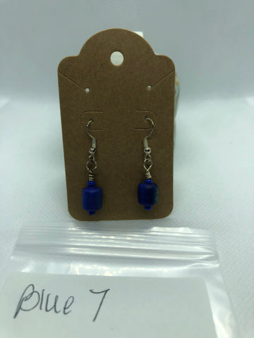 Blue 7 Earrings