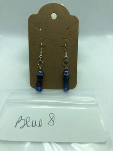 Blue 8 Earrings