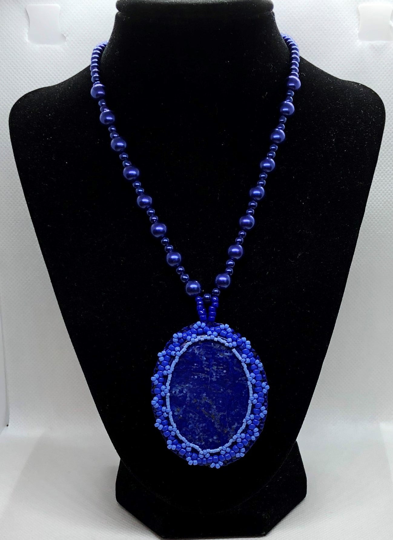 Blue Lapis Pendant Necklace