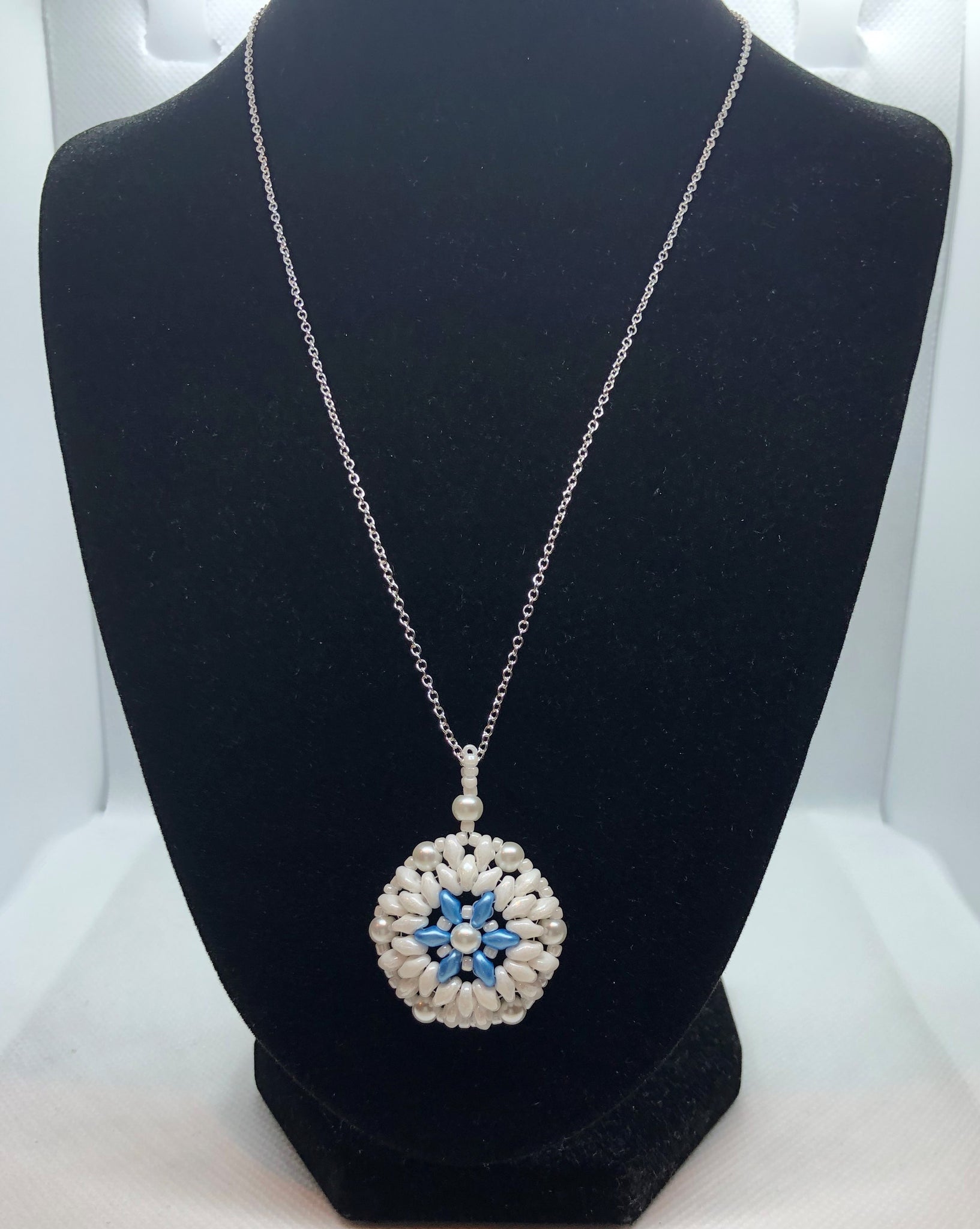 Blue Bodacious Pendant Necklace