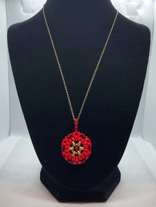 Red Bodacious Pendant Necklace