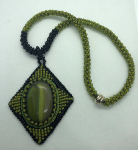Forest Diamond Pendant Necklace
