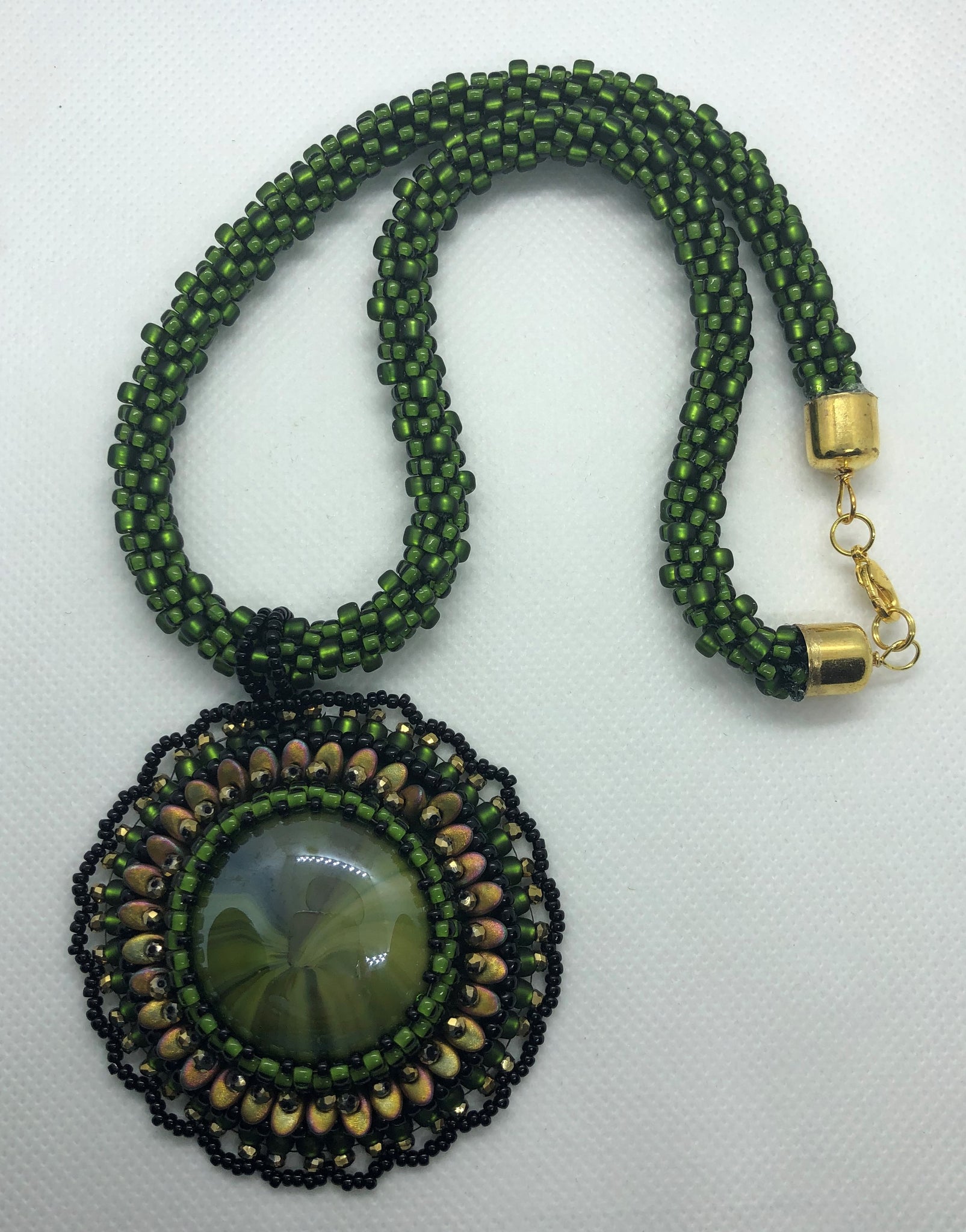 Forest Pool Pendant Necklace