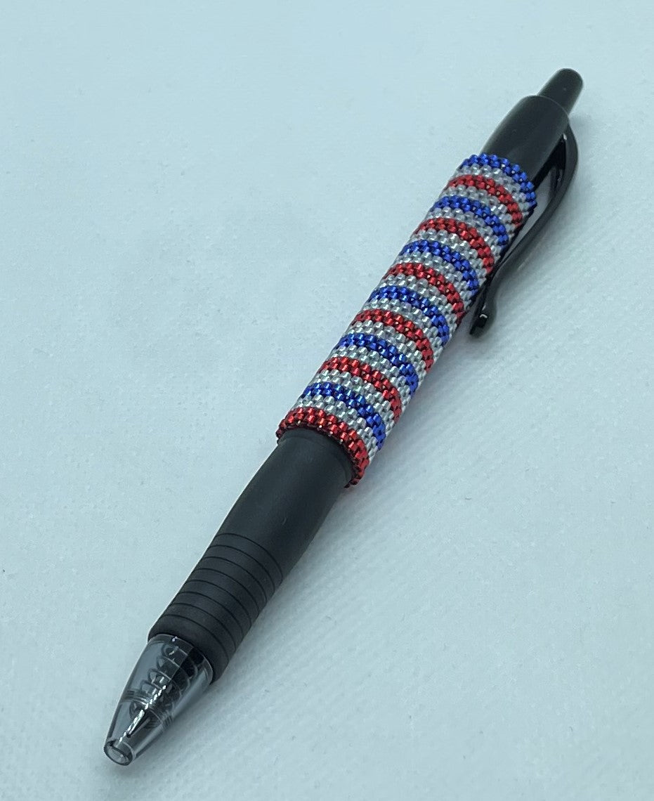 Red White and Blue Pen Wrap