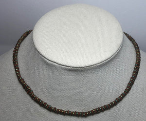 Rust Twisted Road Necklace