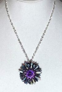 Sea Urchin Flower Pendant Necklace