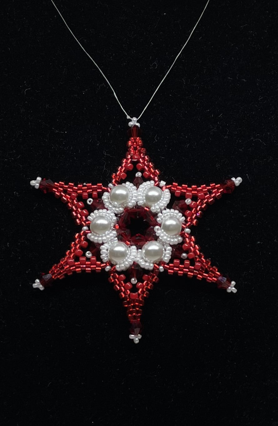 Twinkle Star Ornament - Red
