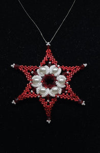 Twinkle Star Ornament - Red