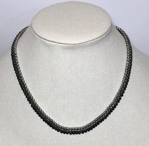 Twisted Road Necklace - Black
