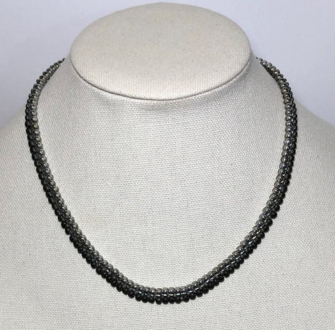 Twisted Road Necklace - Black