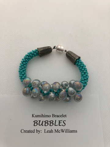 Bubbles Kumihimo Bracelet