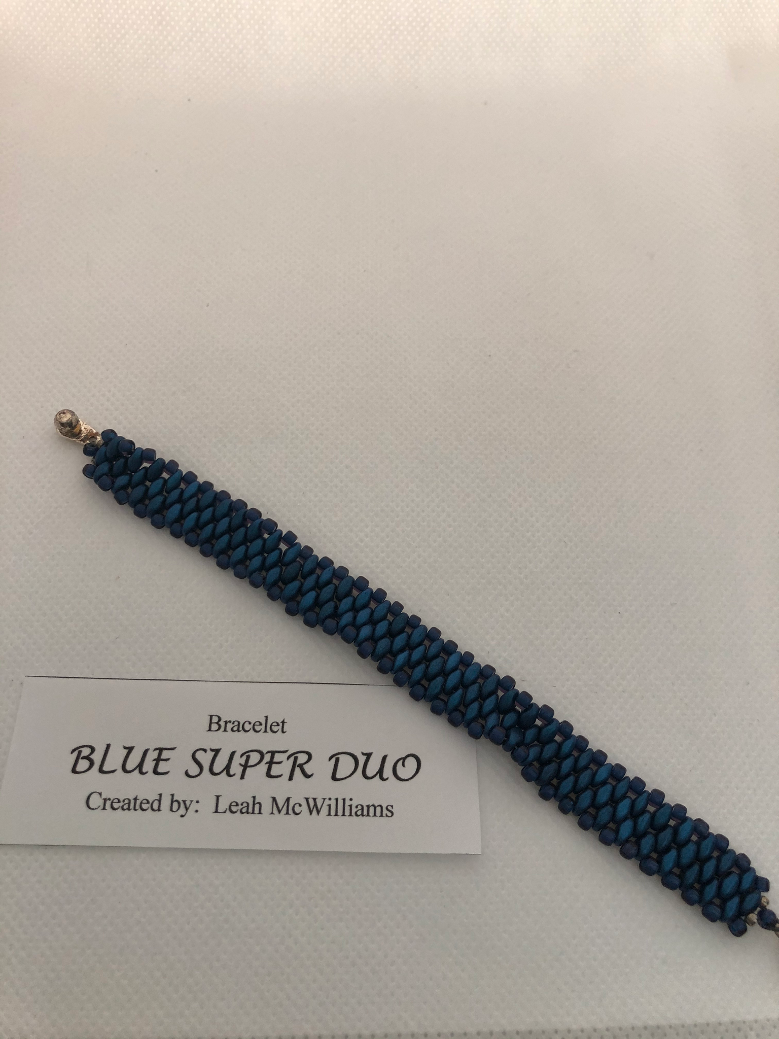 Blue Super Duo Bracelet
