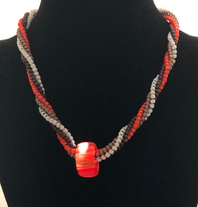 Twisted Stripes Necklace