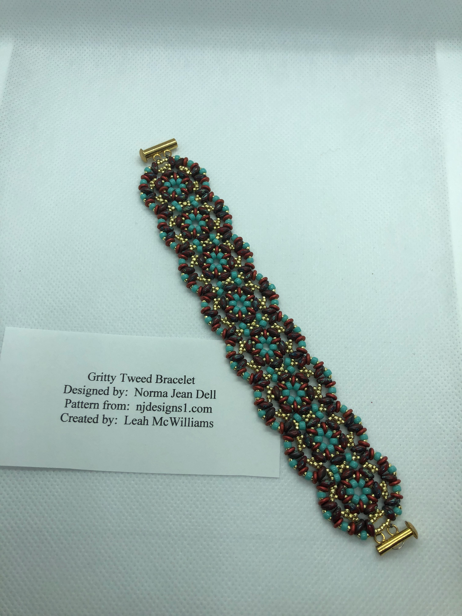 Gritty Tweed Bracelet